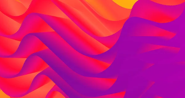 Vetor abstrato colorido fluindo linhas de onda fundo. Elemento de design para apresentação. modelo de site —  Vetores de Stock