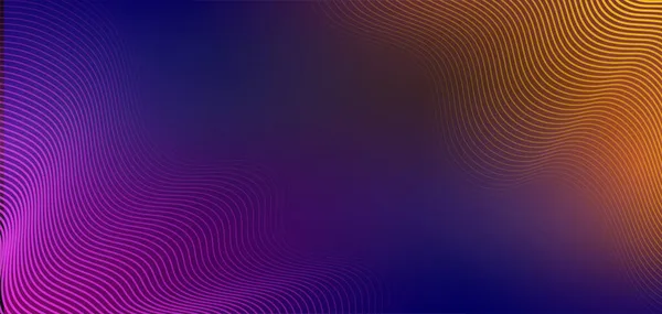 Vector abstracto coloridas líneas de onda que fluyen fondo. Elemento de diseño para presentación. plantilla del sitio web — Archivo Imágenes Vectoriales
