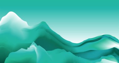 Moda manzarası, grafik posteri, kartlar. Vektör illüstrasyonu