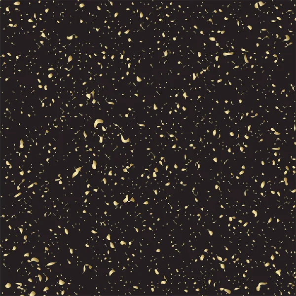 Векторний фон з фоном із золотими частинками. Золотий блиск confetti . — стоковий вектор