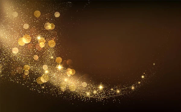2022 Ano Novo Abstrato cor brilhante elemento de design onda de ouro Vetores De Bancos De Imagens