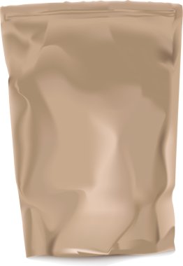 Kahve için boş kağıt çanta