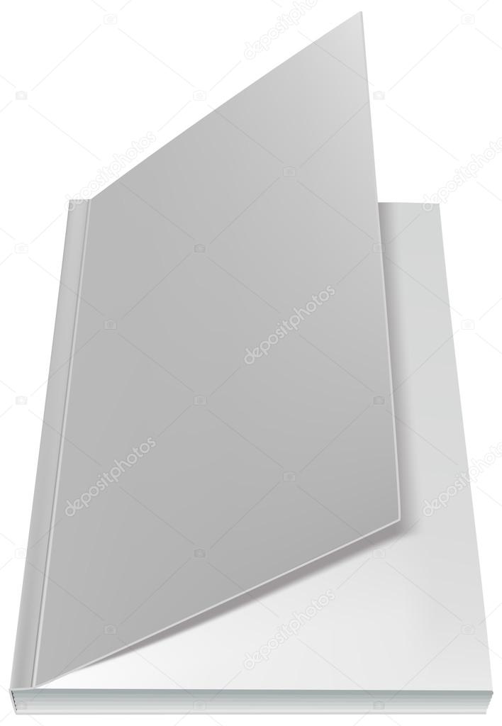 White open book front page