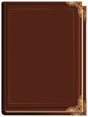 kahverengi kapalı kitap