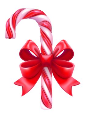 Çizgili noel lolipop kravatı yeni yıl tatlı hediyesi