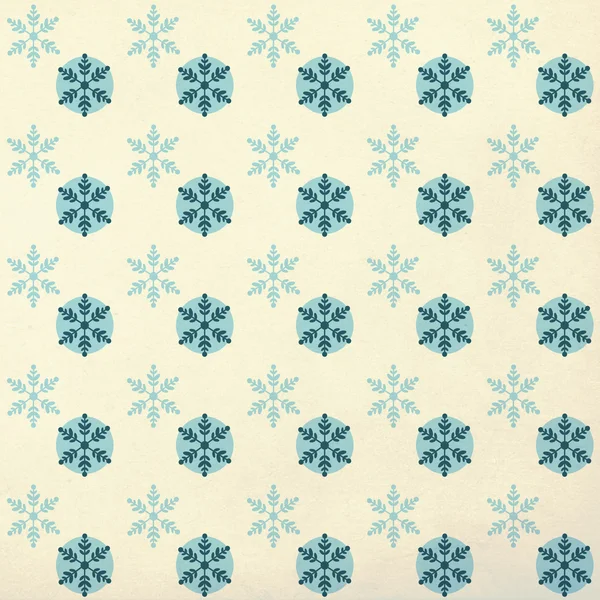 Vintage pattern with snowflake — Stock Photo, Image