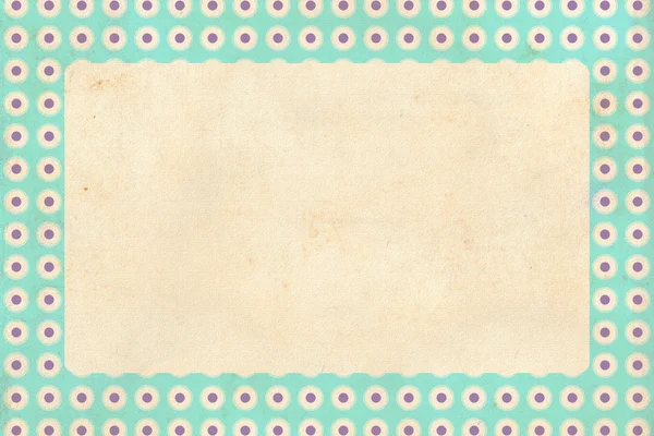 Vintage background, polka dot style — Stock Photo, Image