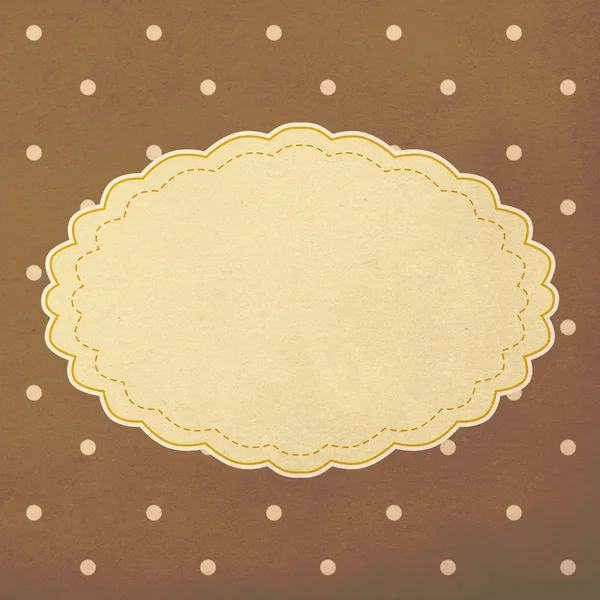 Vintage background, polka dot style, retro — Stock Photo, Image