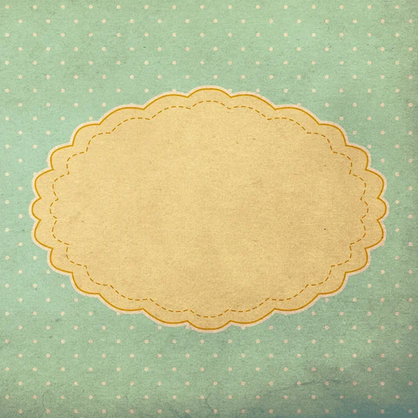 Vintage background, polka dot style — Stock Photo, Image