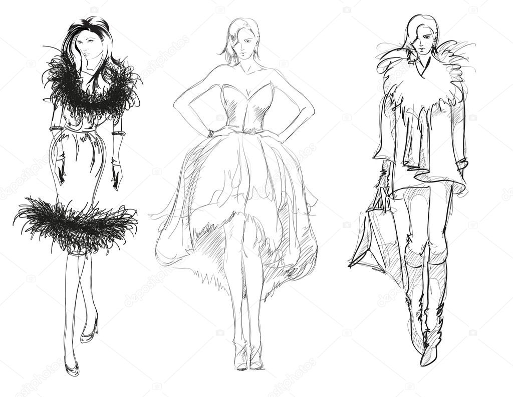 sketch fashion big women sketch fashion big women