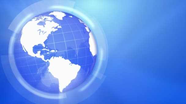 Motion fond avec Globe 