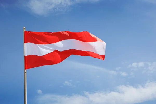 Österreichische Flagge — Stockfoto