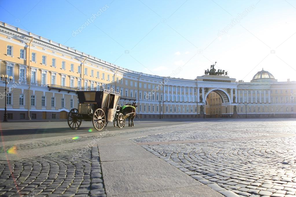 Palace Square in St.Petersburg, Russia