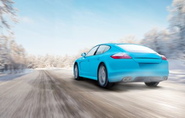 premium otomobil dinamik shot.