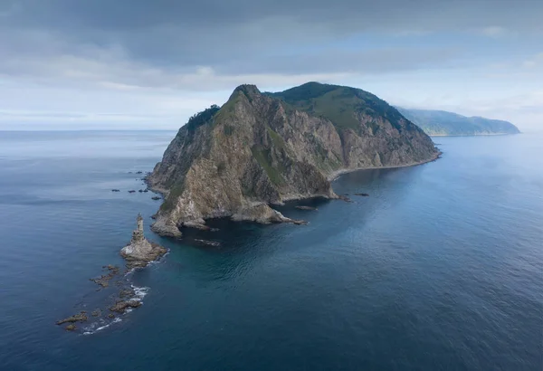 Southern Point Sakhalin Island Φάρος Aniva Cape Russia — Φωτογραφία Αρχείου