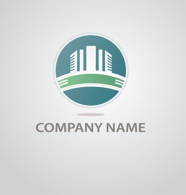 soyut mimari yapı siluet logo