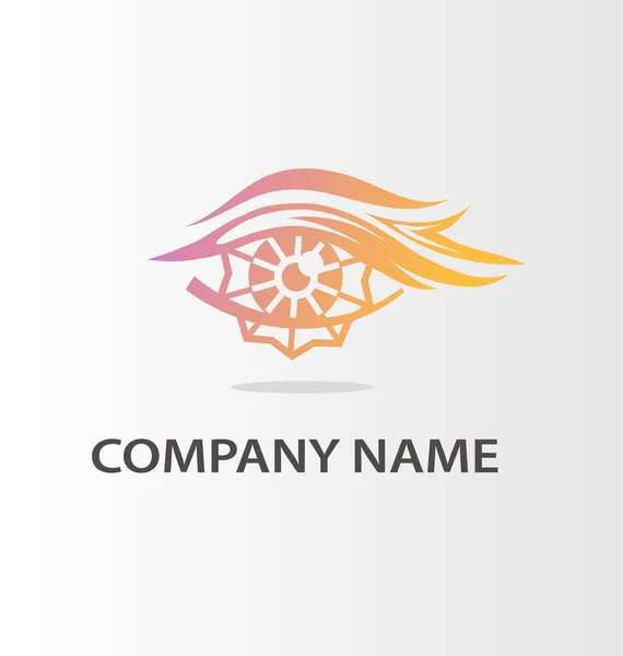 Decoratieve eye logo — Stockvector