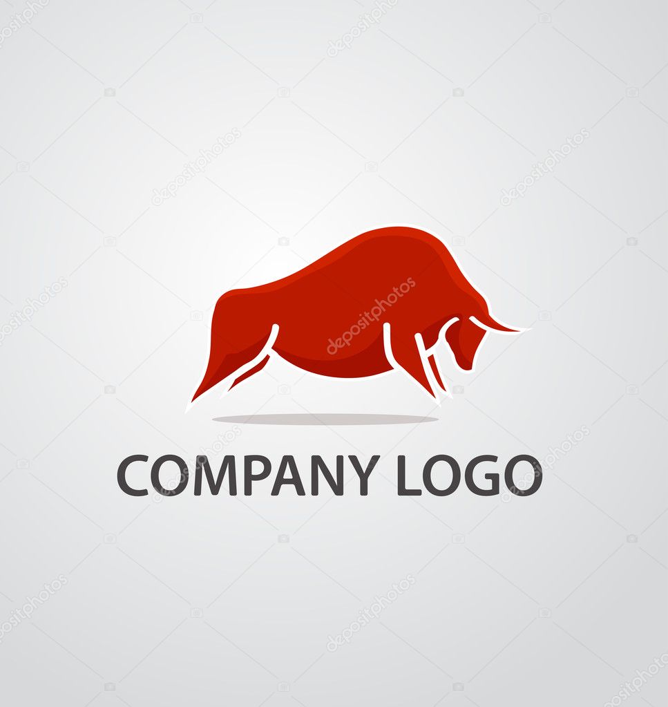 Vector red bull logo