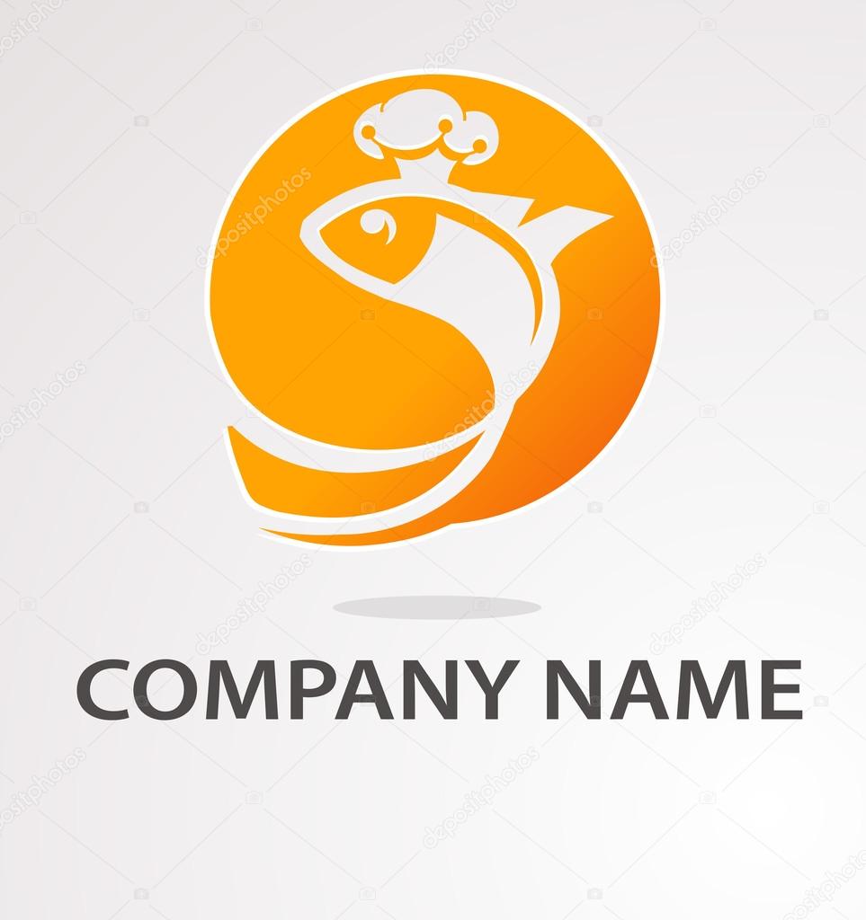 Cook logo with golden fish in tiara