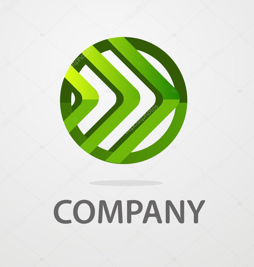 Abstract shape. Corporate icon. Vector.