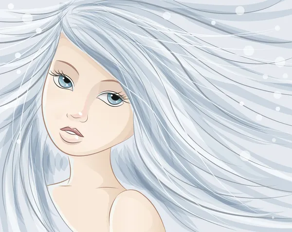 Chica de hielo — Vector de stock