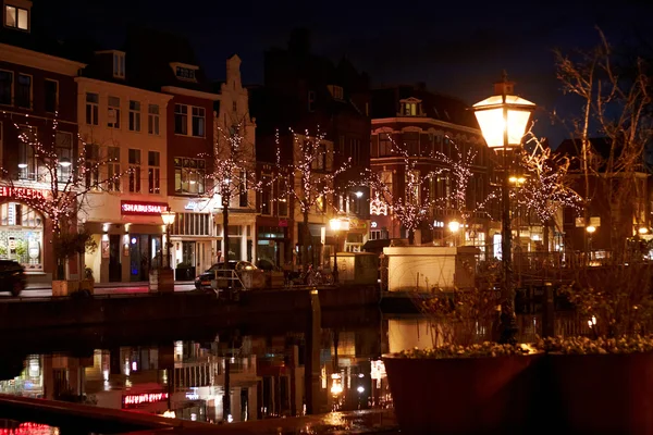 Leida città, Paesi Bassi — Foto Stock