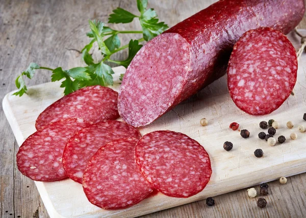 Salami sausage — Stock Photo, Image