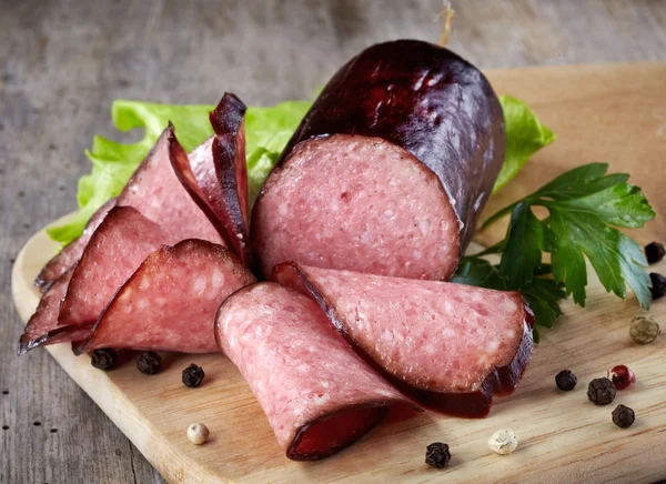 Salami sausage — Stock Photo, Image