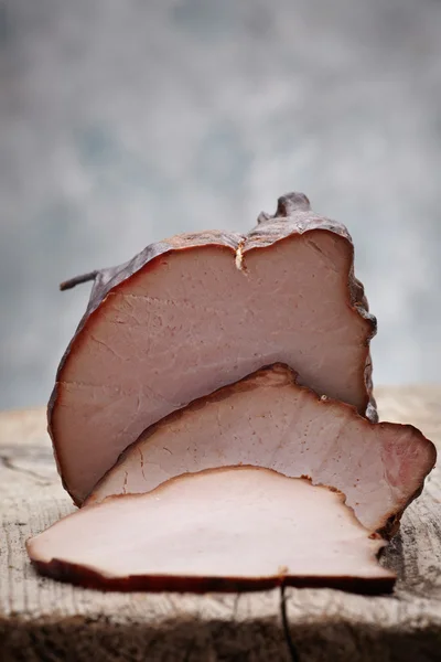 Tütsülenmiş domuz filetosu — Stok fotoğraf
