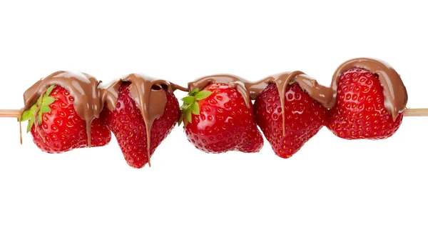 苺とチョコレート — ストック写真