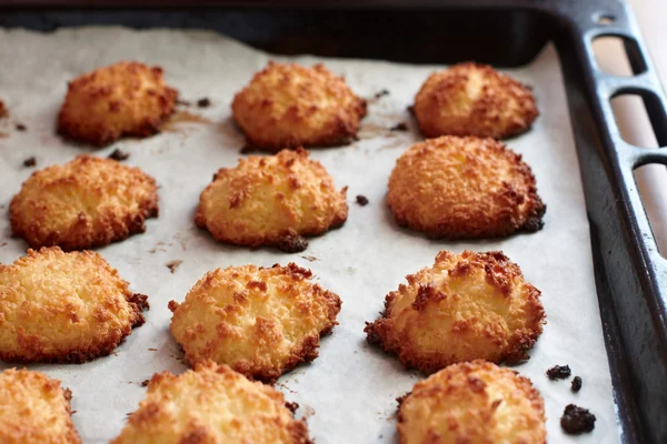 Biscoitos caseiros de coco — Fotografia de Stock