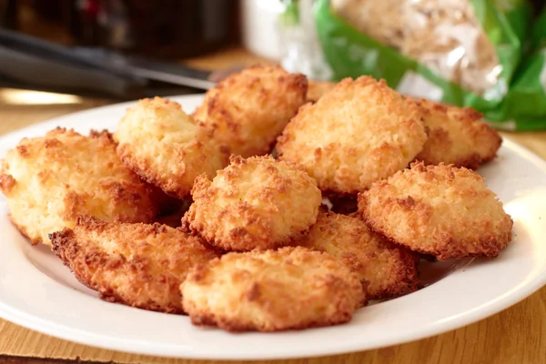 Homemade coconut cookies — Stock Photo, Image