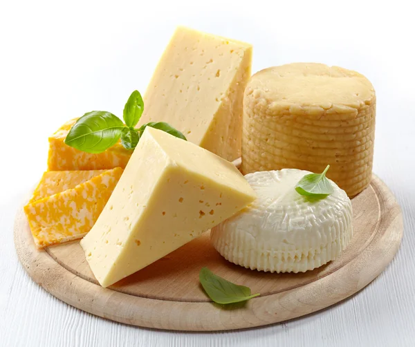 Varios tipos de queso — Foto de Stock