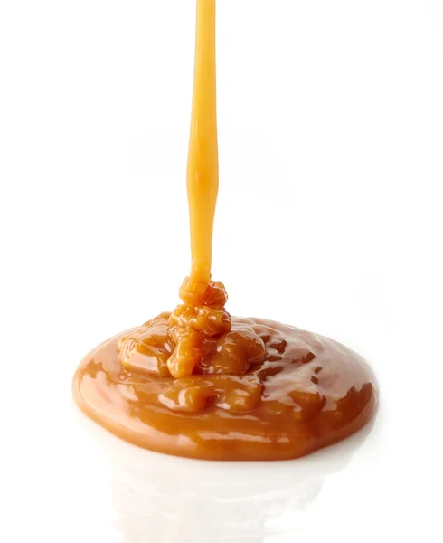 Słodki sos karmelowy — Zdjęcie stockowe