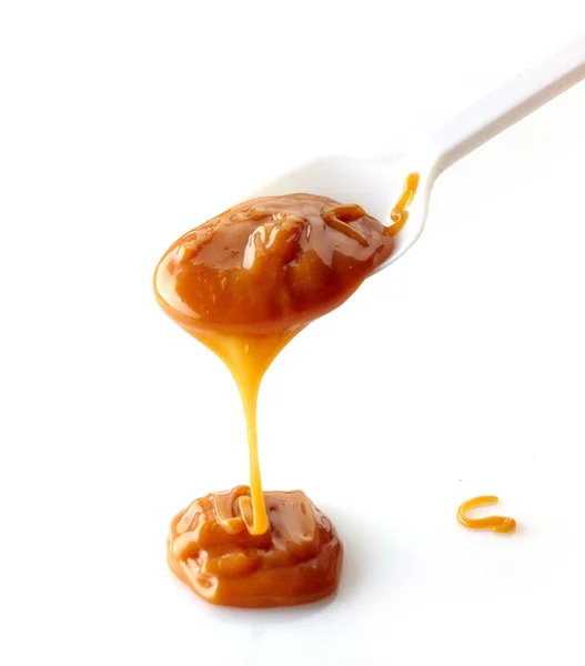Słodki sos karmelowy — Zdjęcie stockowe