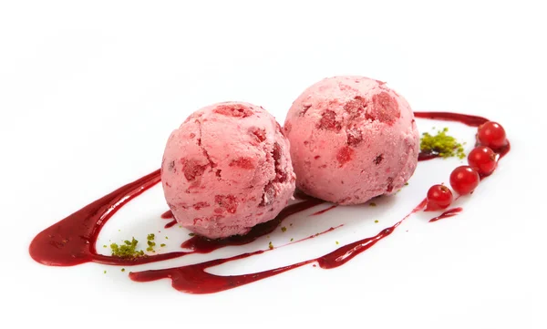 Helado de frutas rosadas — Foto de Stock