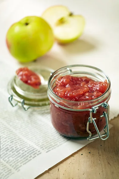 Vasetto di marmellata — Foto Stock