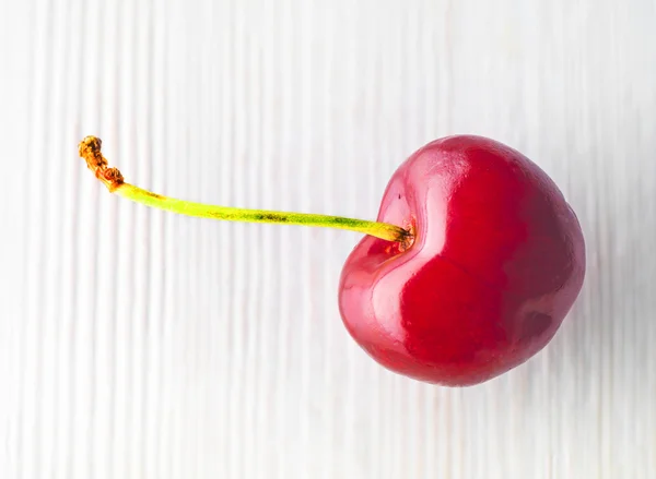 Свежий красный вишневый макрос — стоковое фото