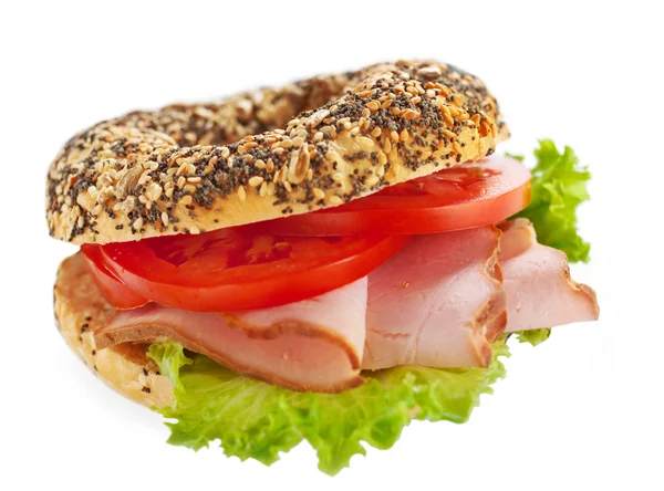 Sandwich con carne y verduras — Foto de Stock