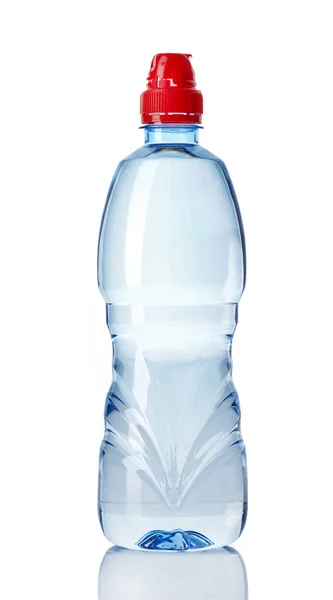 Bottiglia di plastica di acqua — Foto Stock