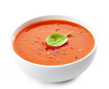 Bowl of tomato soup clipart