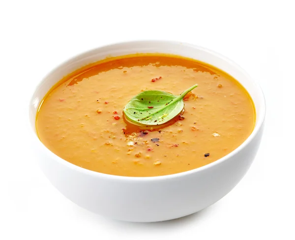 Tazón de sopa de calabaza — Foto de Stock