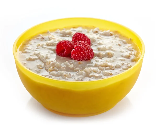 Ciotola di porridge di avena — Foto Stock