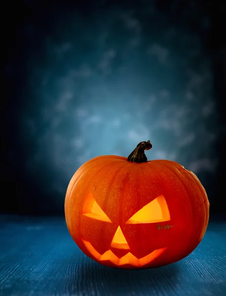 Halloweengresskar – stockfoto