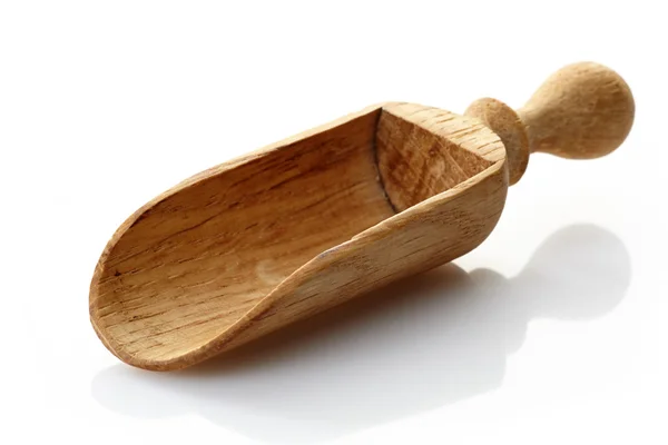 Empty wooden scoop — Stock Photo, Image