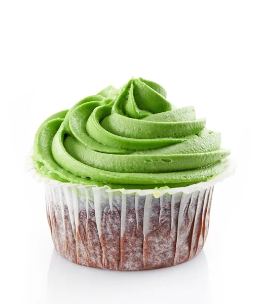 Cupcake with cream — Stock Photo, Image