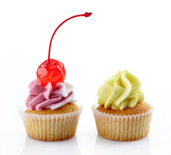 Twee cupcakes — Stockfoto