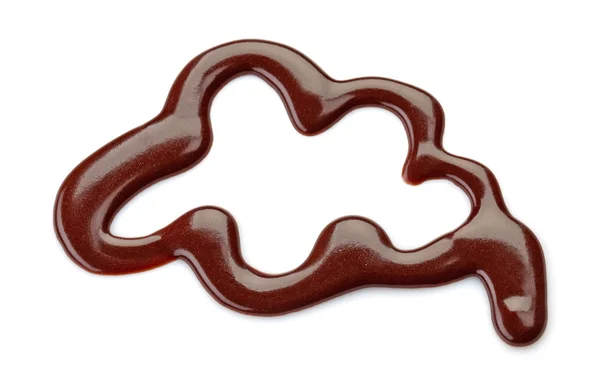 Zoete chocolade saus — Stockfoto