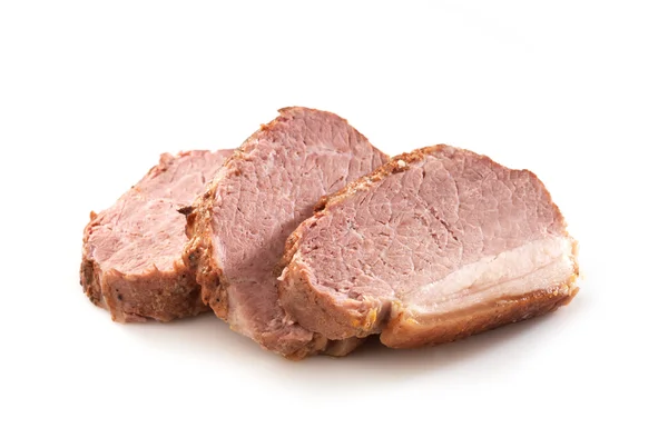 Roast pork slices — Stock Photo, Image
