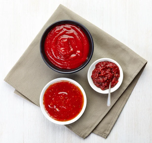 Various sauces — Stock Photo, Image